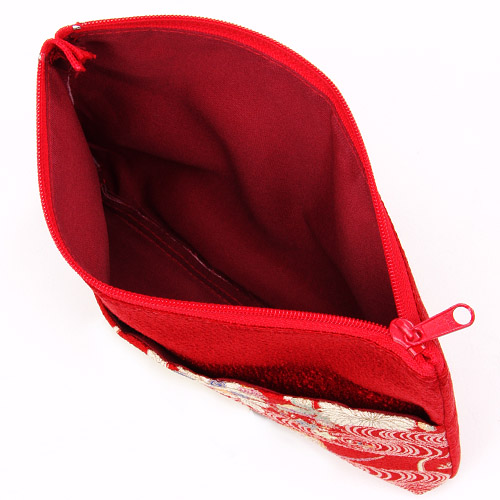 ちりめん ポケット付ポーチ - 画像4