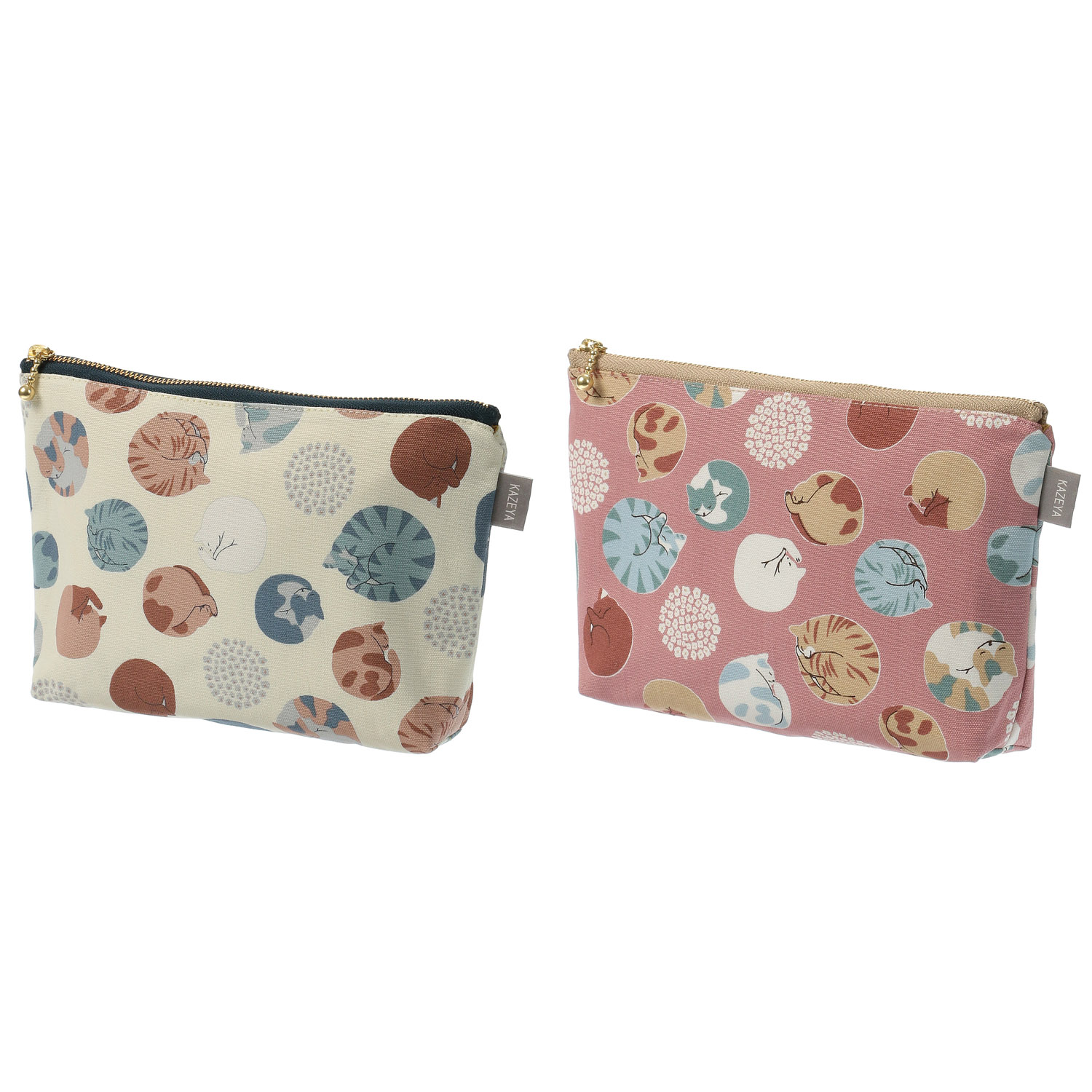 ぐるぐる猫 コスメポーチ