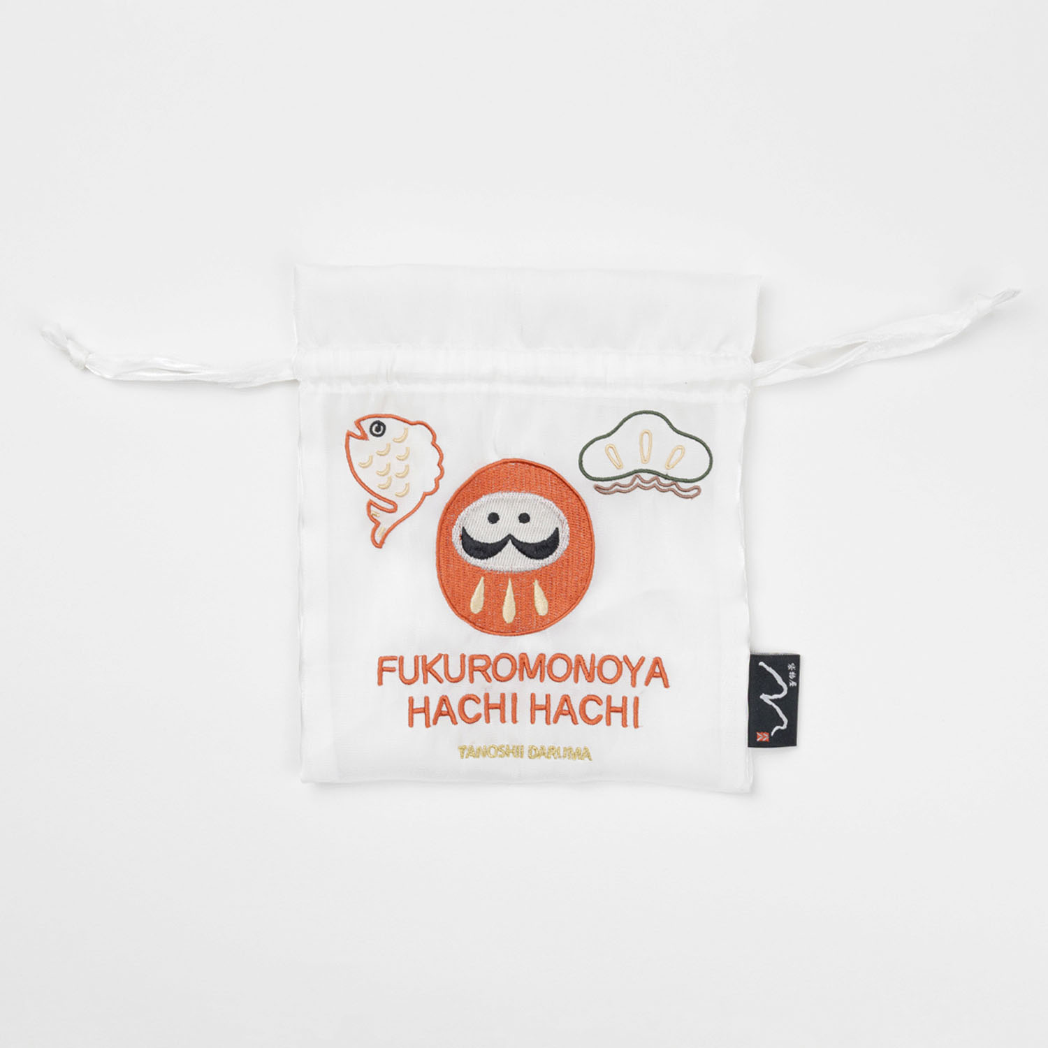 八八 エコオーガンジー巾着L - 画像2