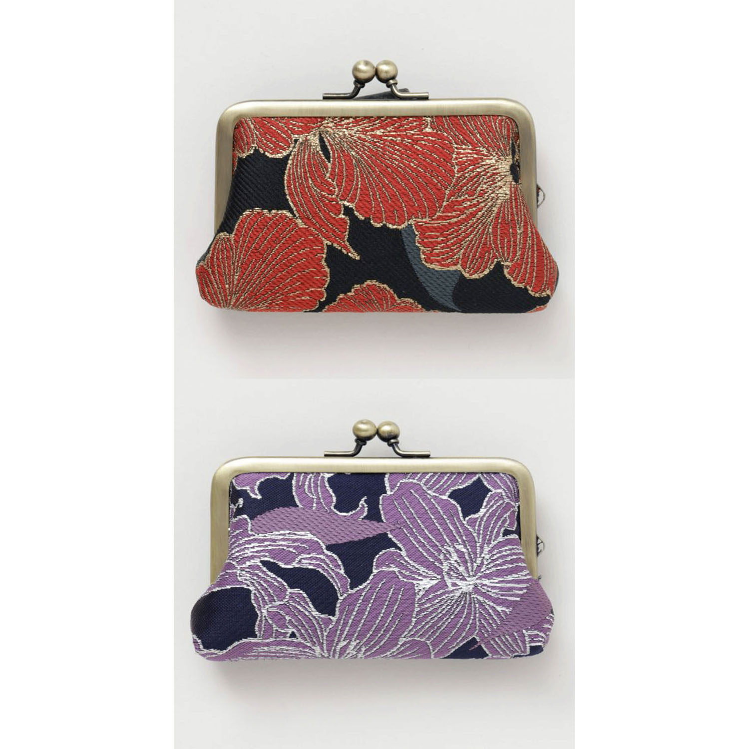 華やか四角がま口