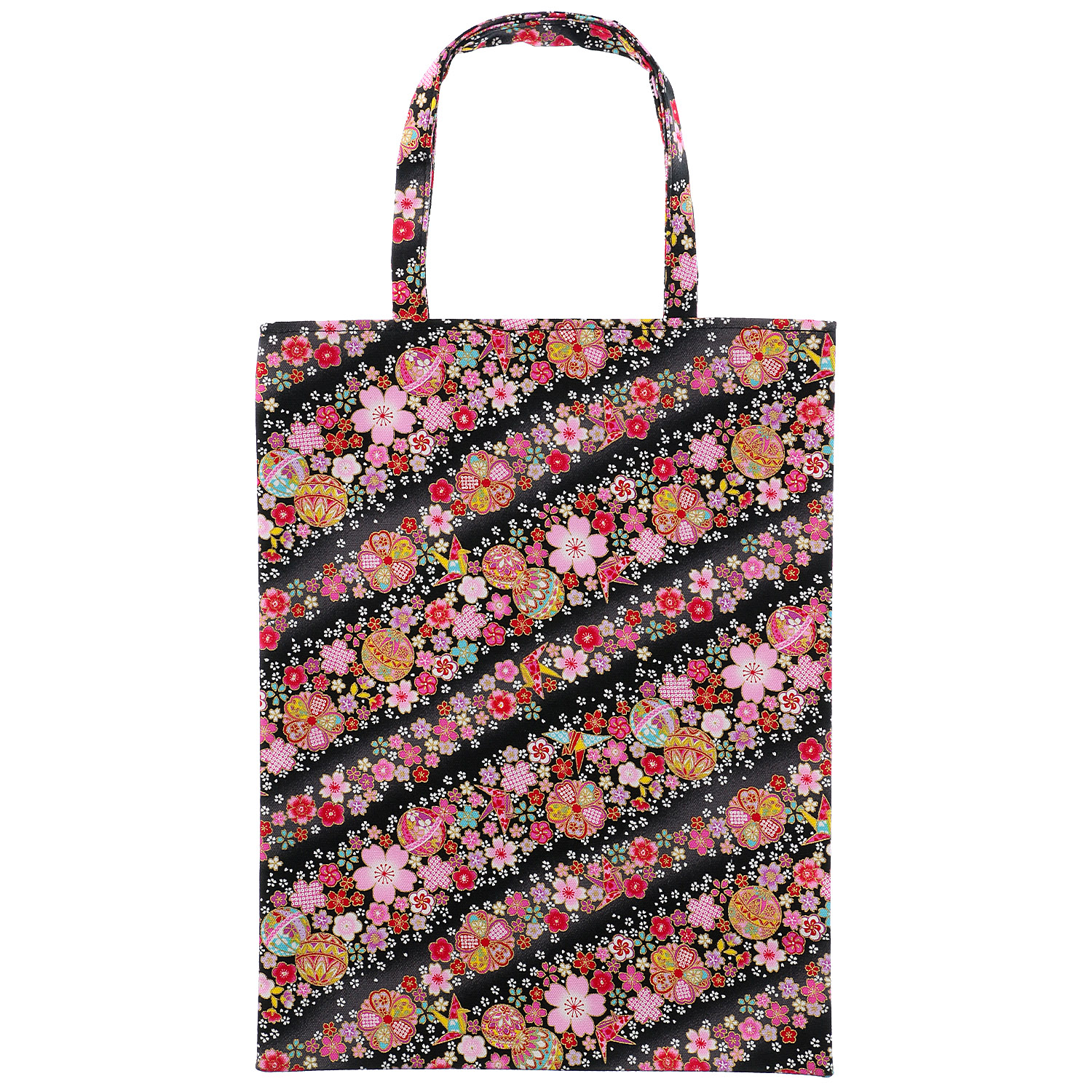 友禅花てまり A4トートバッグ - 画像2