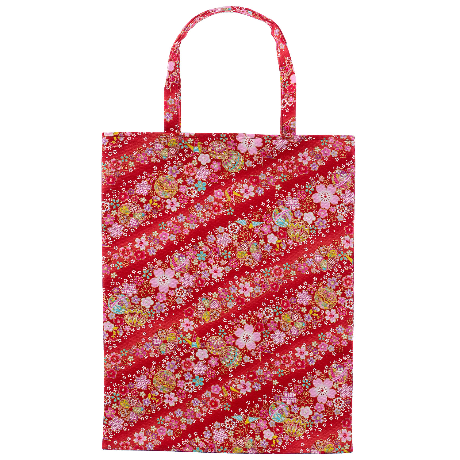 友禅花てまり A4トートバッグ - 画像3