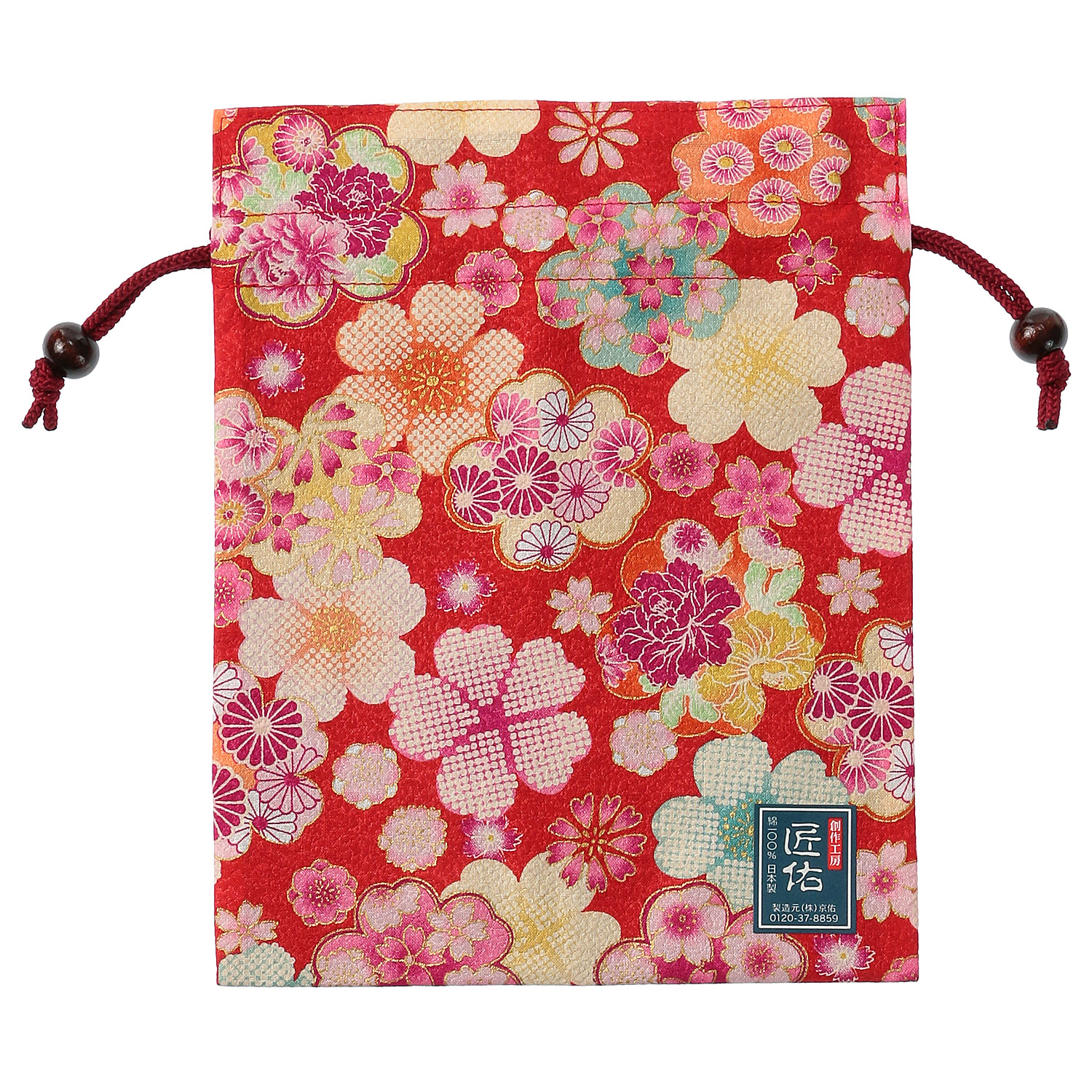 平巾着 四季彩 桜 - 画像3