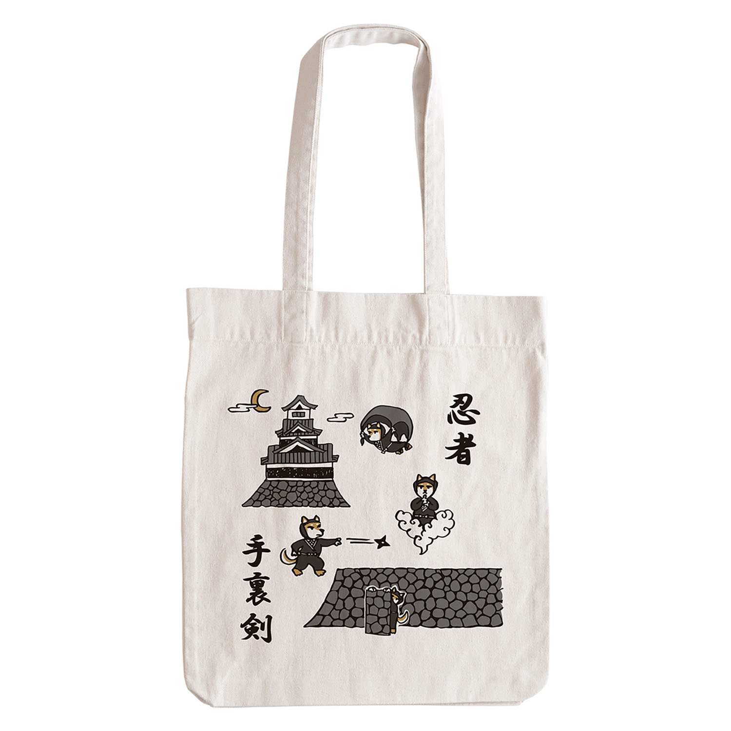 トートバッグ忍者犬