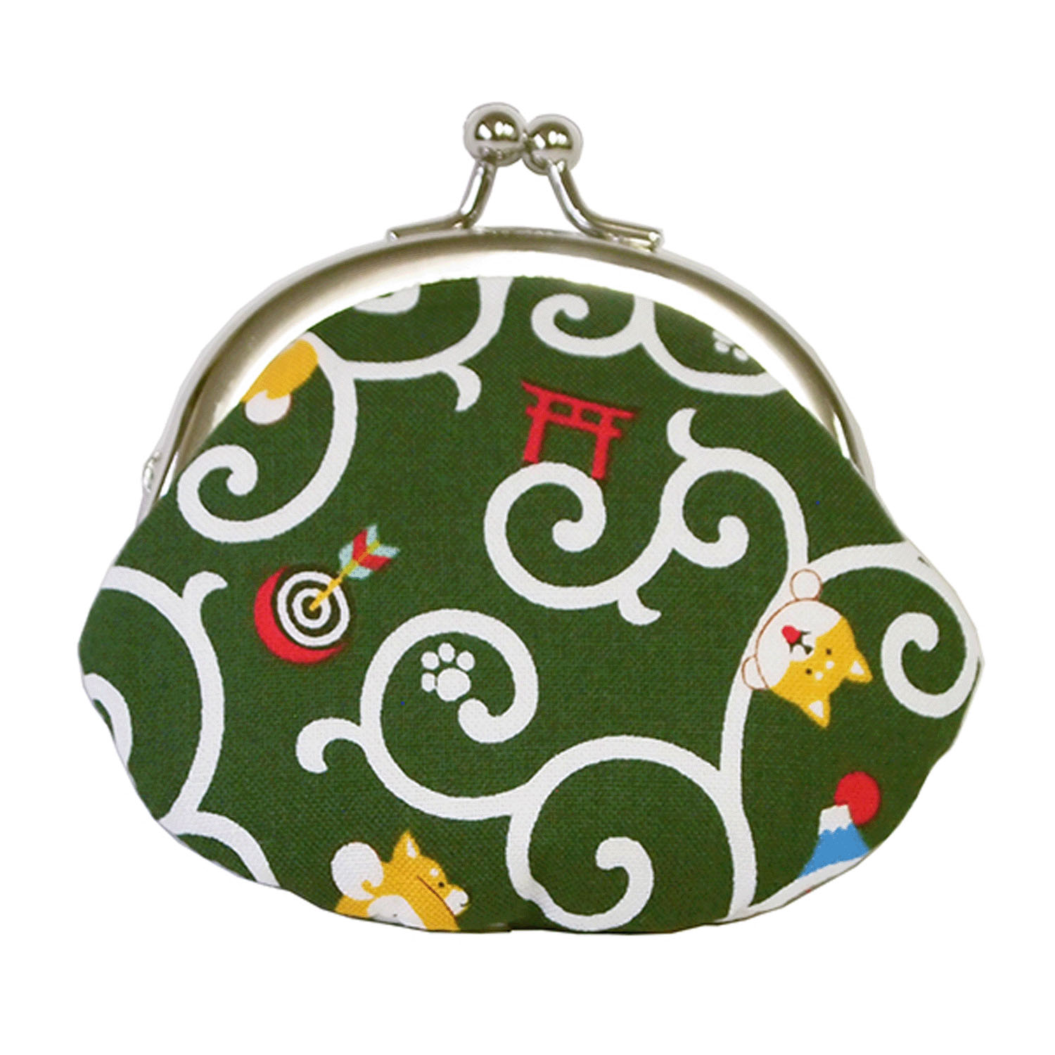 縁起屋 柴犬唐草 2．6寸がま口 - 画像3