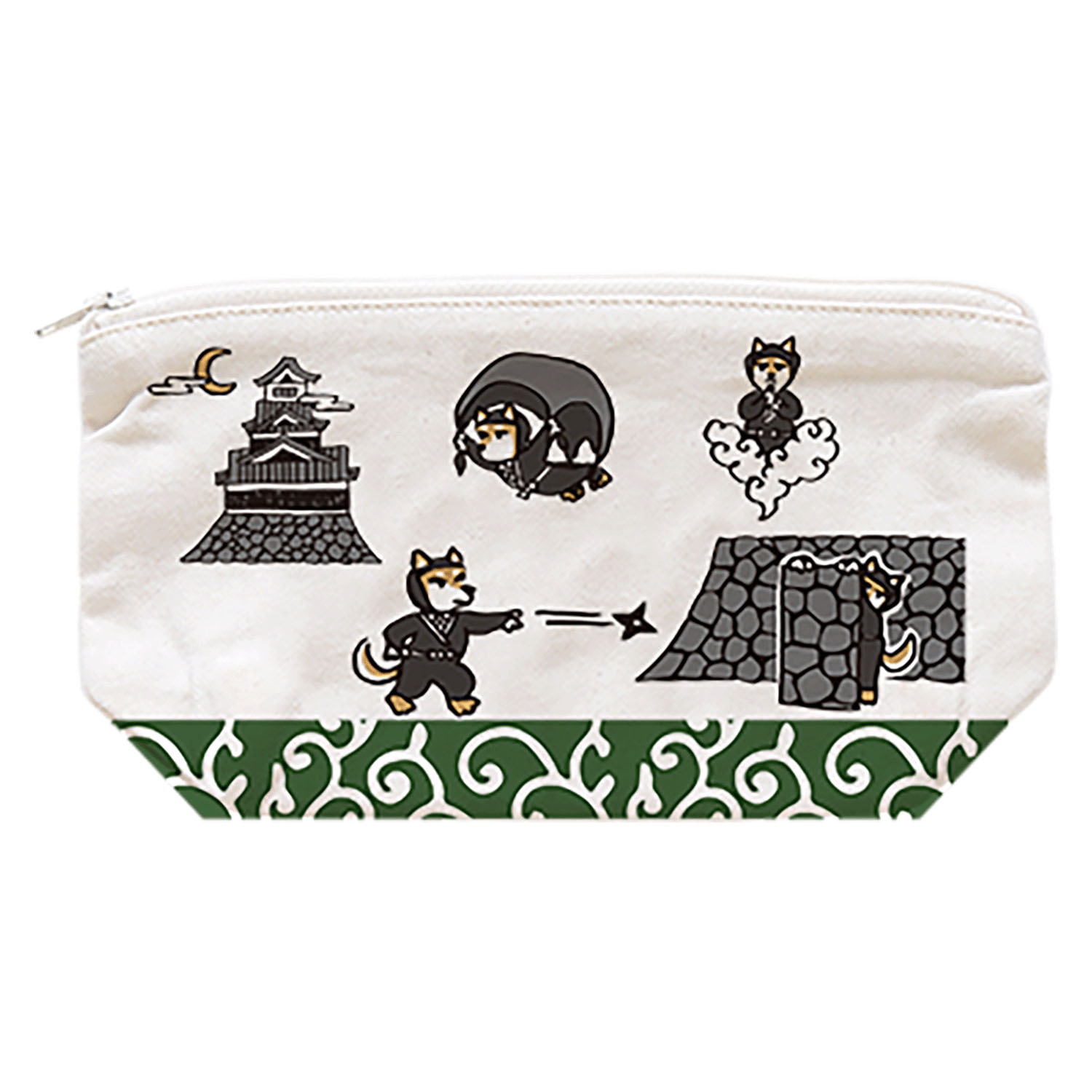 ジッパーポーチ忍者犬