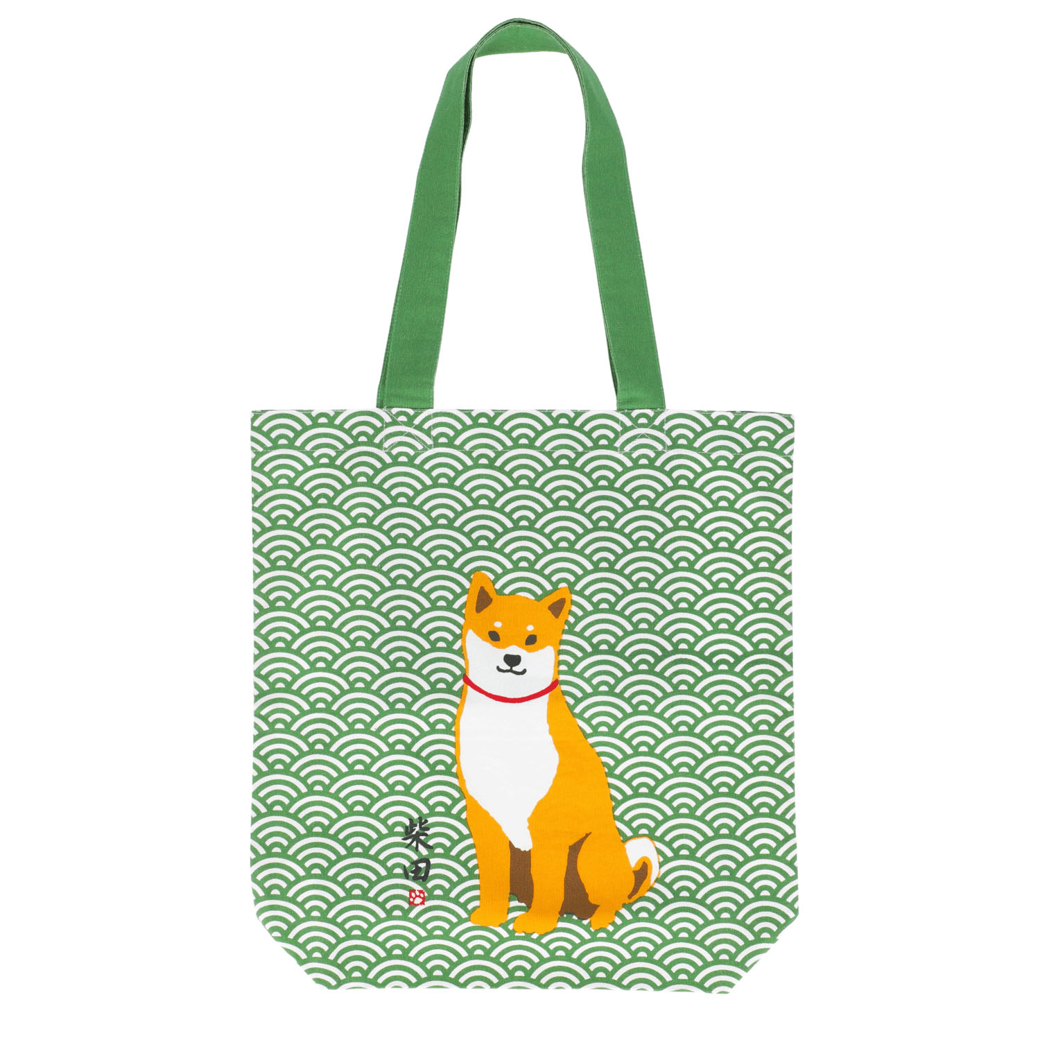 A4トートバッグ 青海波しばた