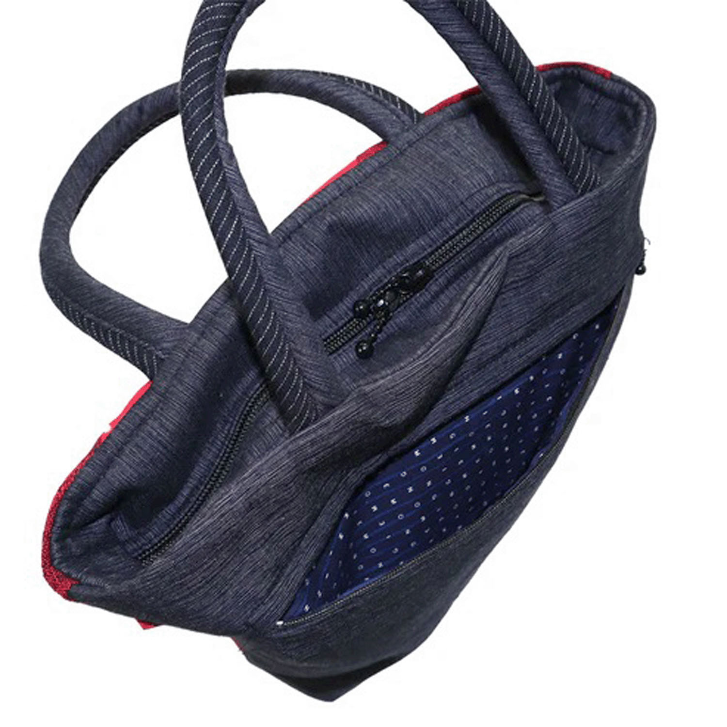 久留米絣 儀右ヱ門 トートバッグ ローズガーデン - 画像4