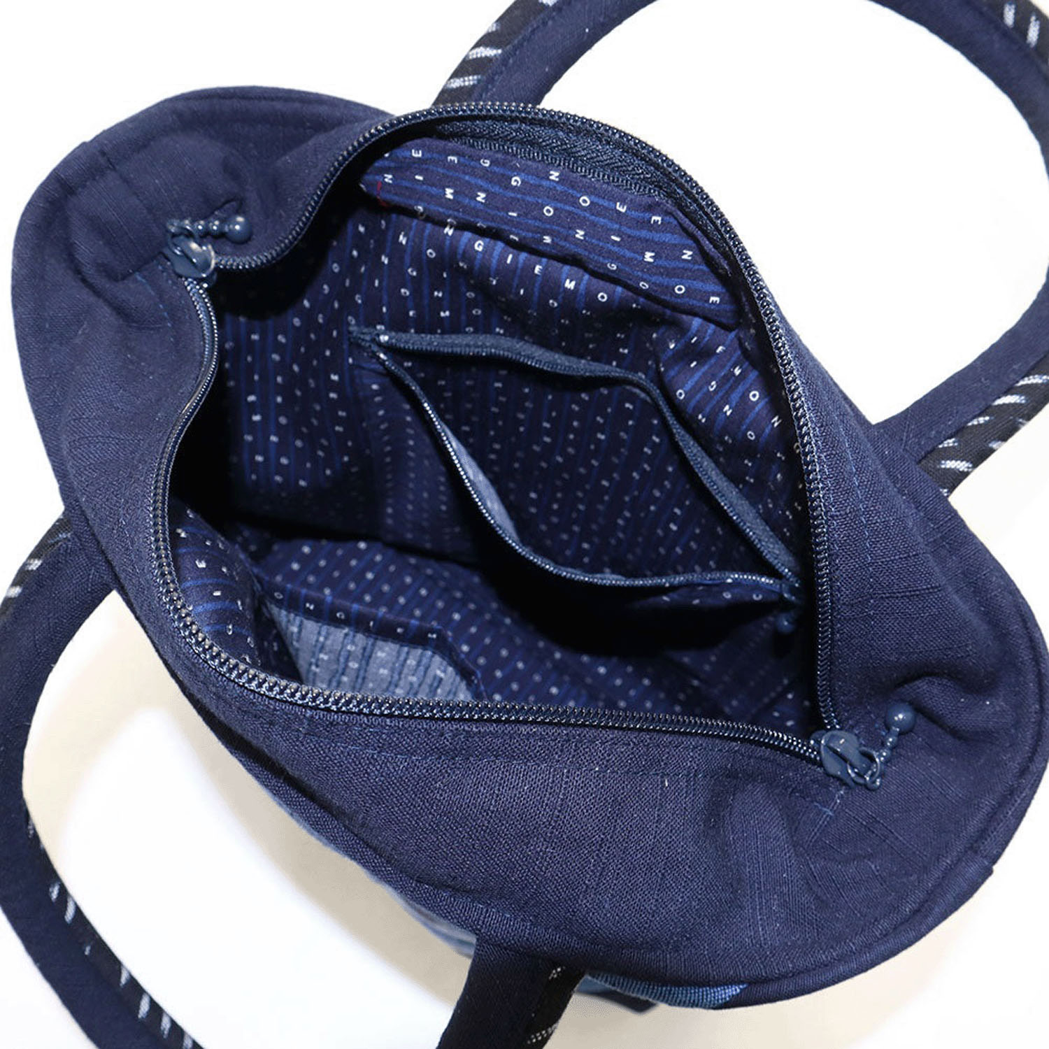 久留米絣 儀右ヱ門 トートバッグ ローズガーデン - 画像10