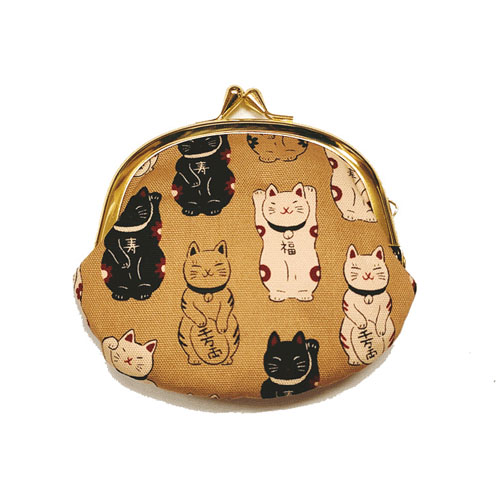 福あつめ 招き猫 3．3口金小銭入 - 画像2