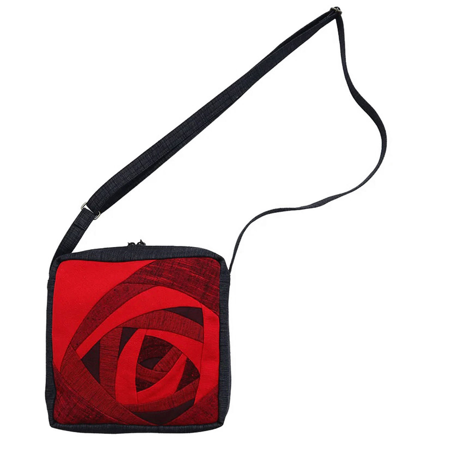 久留米絣 儀右ヱ紋 ポシェットローズガーデン - 画像2