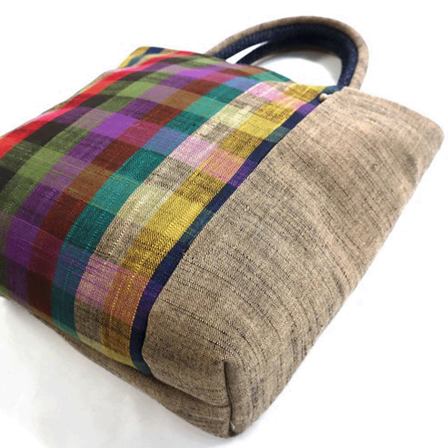 久留米絣 儀右ヱ門 トートバッグ 祝来る - 画像3