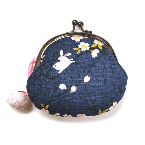 桜うさぎ付 2・5口金小銭入 - 画像4