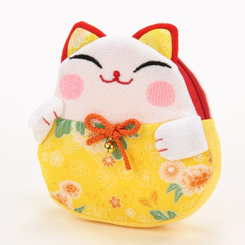 招き猫ポーチ小 - 画像2