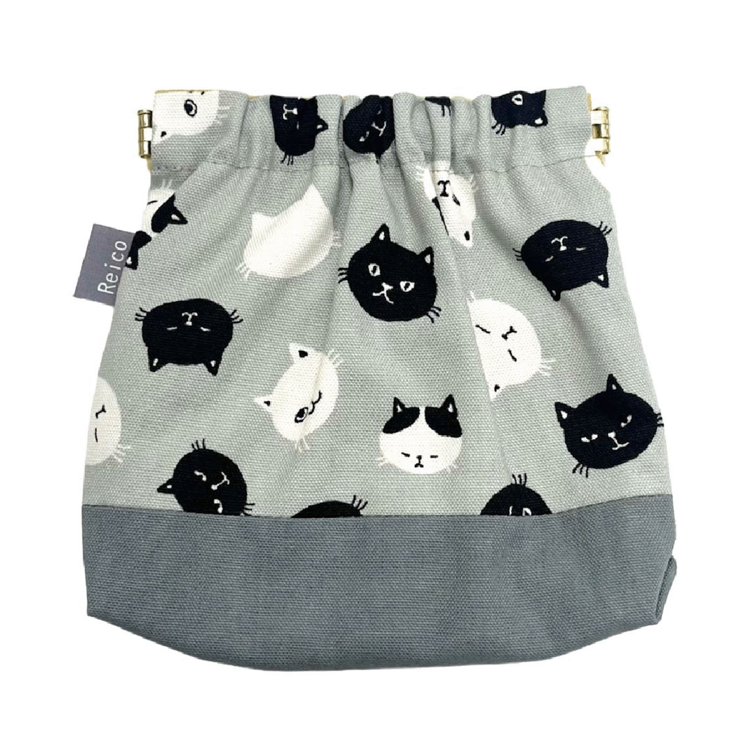 ばねポーチ猫フェイス