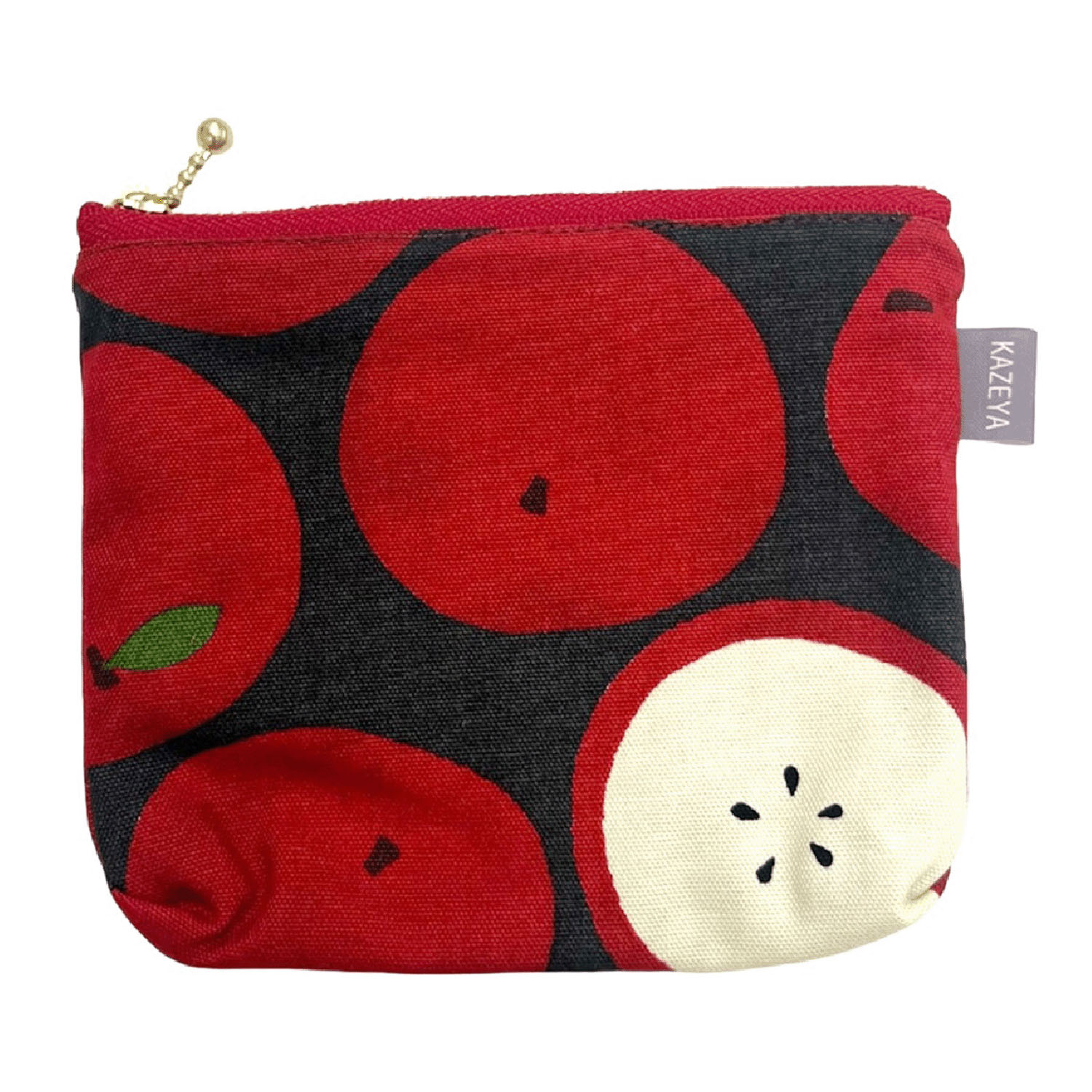 ファスナーポーチ りんご