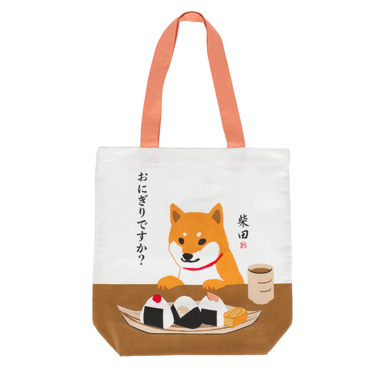 A4トートバッグ おにぎりですか