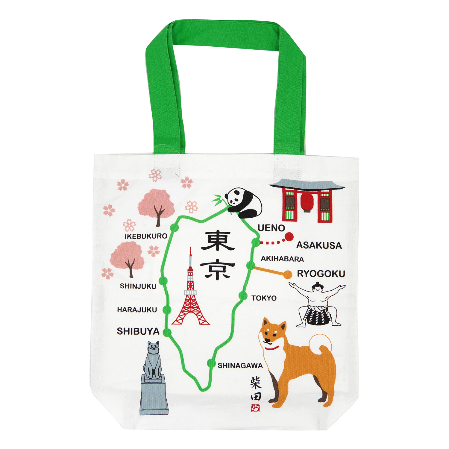 A4トート ご当地しばたさん