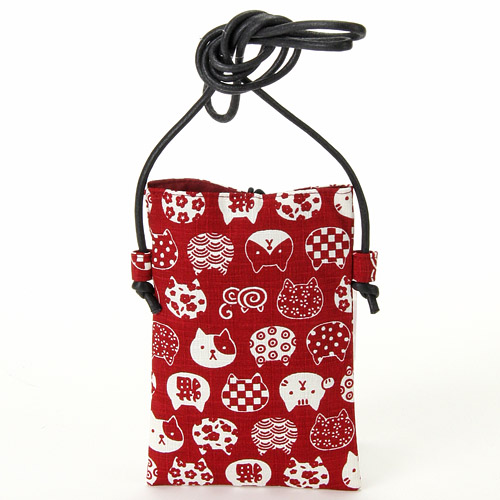 【ボタンカラー順次変更予定】にゃんこもん スマホポーチ - 画像2