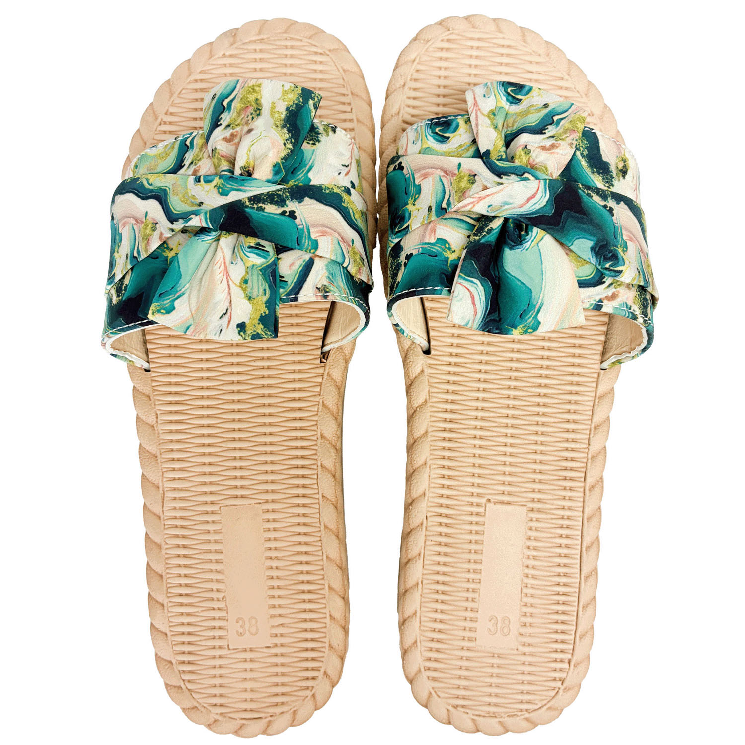 CZ エスパドリーユ風サンダル ノット - 画像4