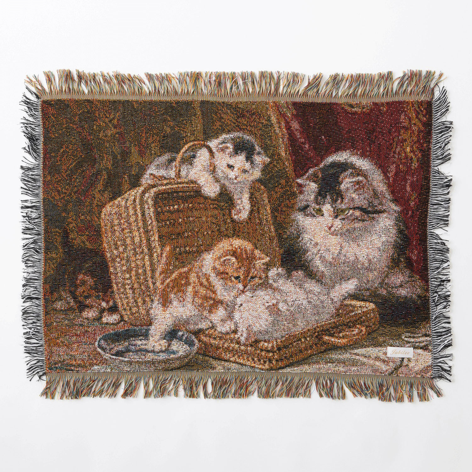 ジャガード織ラグマット 猫【02番次回未定】 - 画像5