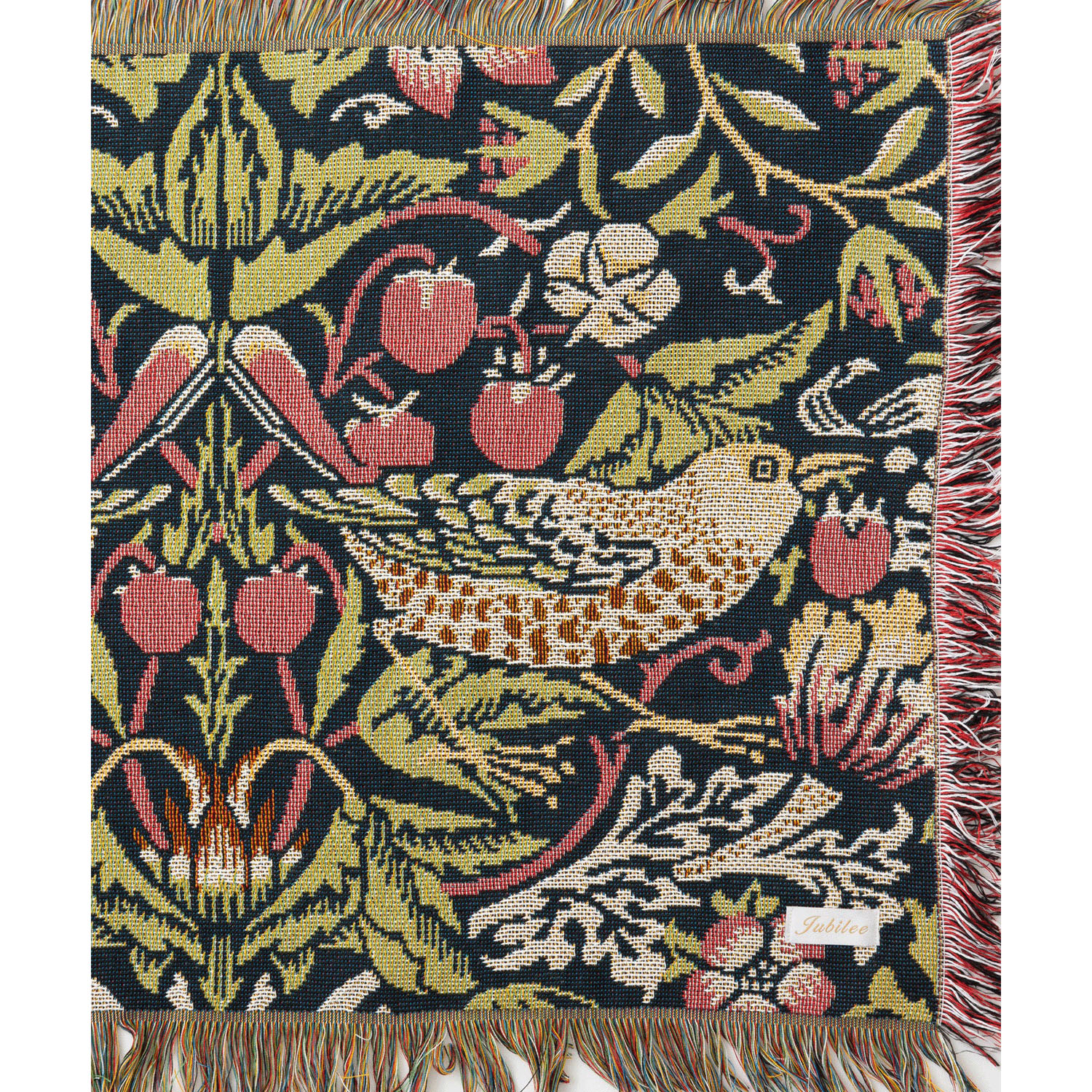 ジャガード織スローケット 鳥 - 画像4