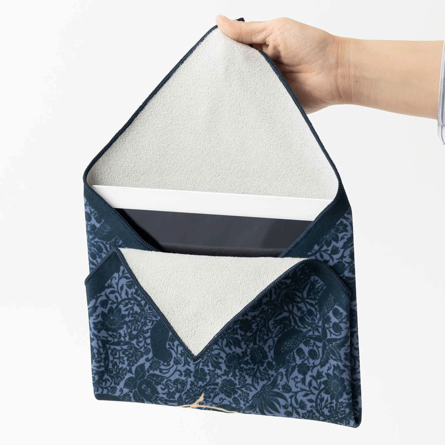 ウイリアムモリス柄 新感覚ラクラク手間なし風呂敷 - 画像2