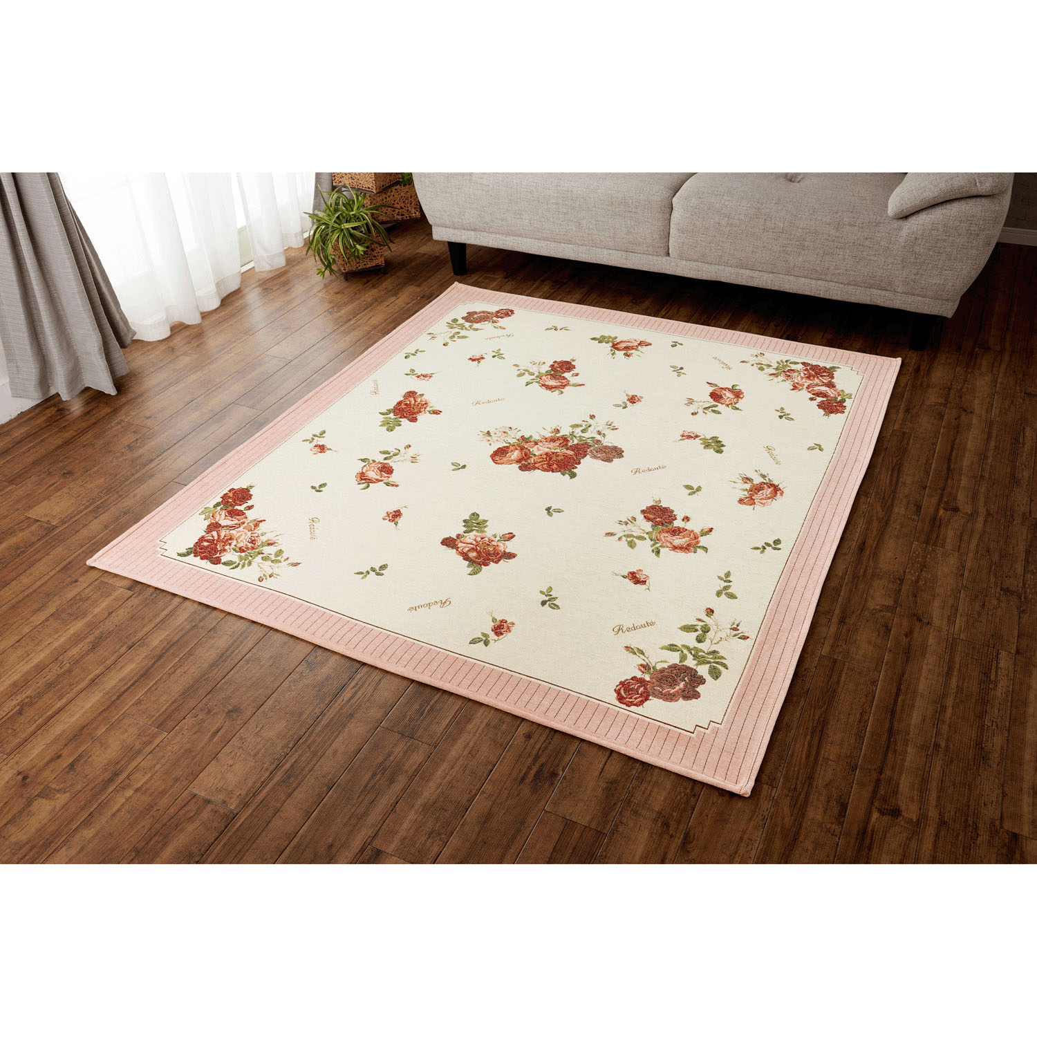 シェニールジャガード織 中掛カバー＆ラグ - 画像2