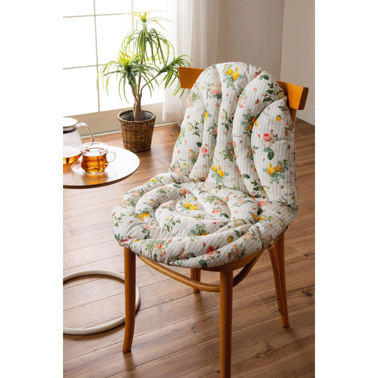 キルトチェアパッド・ ローズガーデン