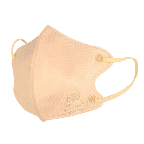 不織布立体マスク ねこまるけ - 画像2