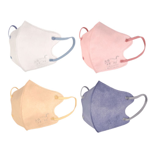 【ピンク一時販売停止中】不織布立体マスク マチルダさんのご近所さん - 画像3