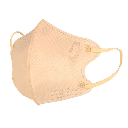 【ピンク一時販売停止中】不織布立体マスク なごなごさん - 画像2