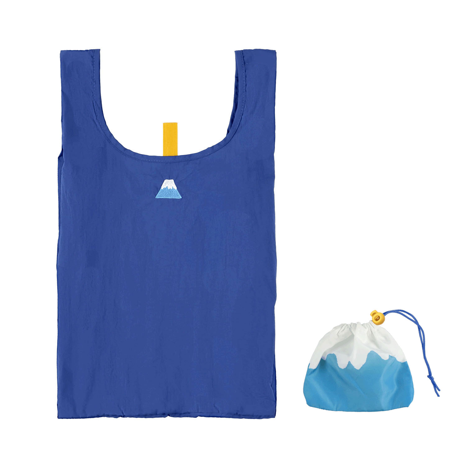 巾着付エコバッグ フジヤマ