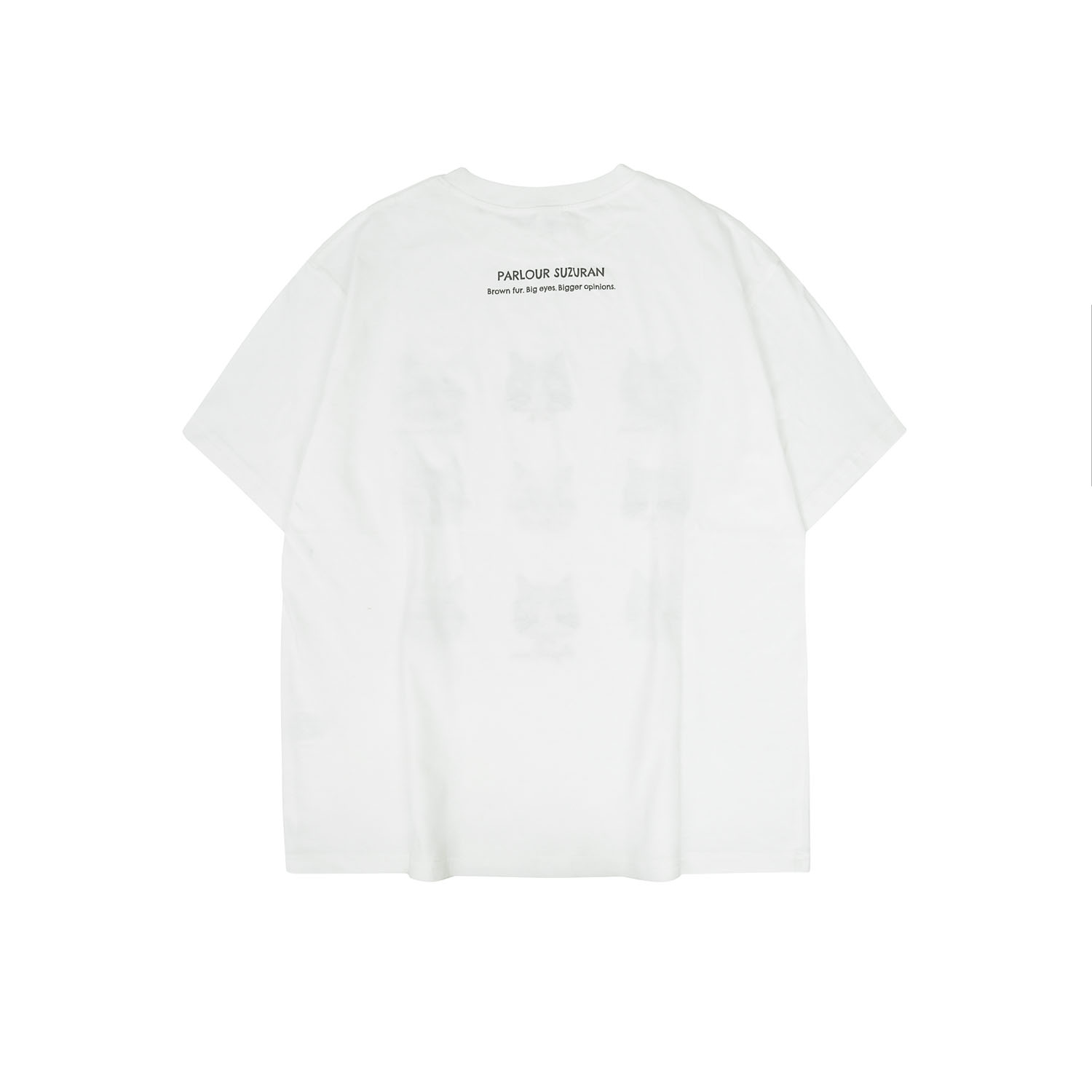 接触冷感 オフホワイトTシャツ パーラーランド柄 - 画像3