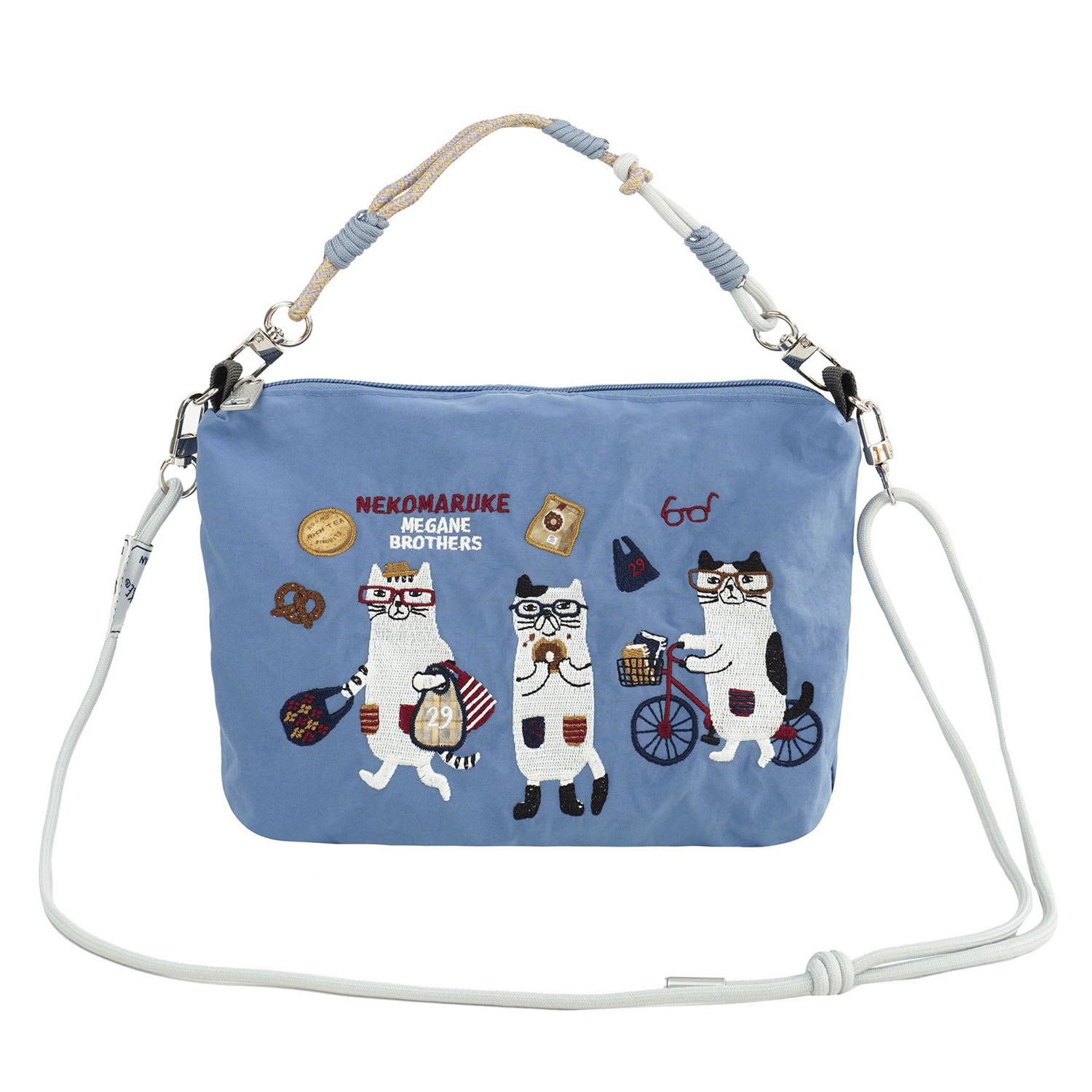 パラコートポシェット ネコまるけ柄 - 画像7