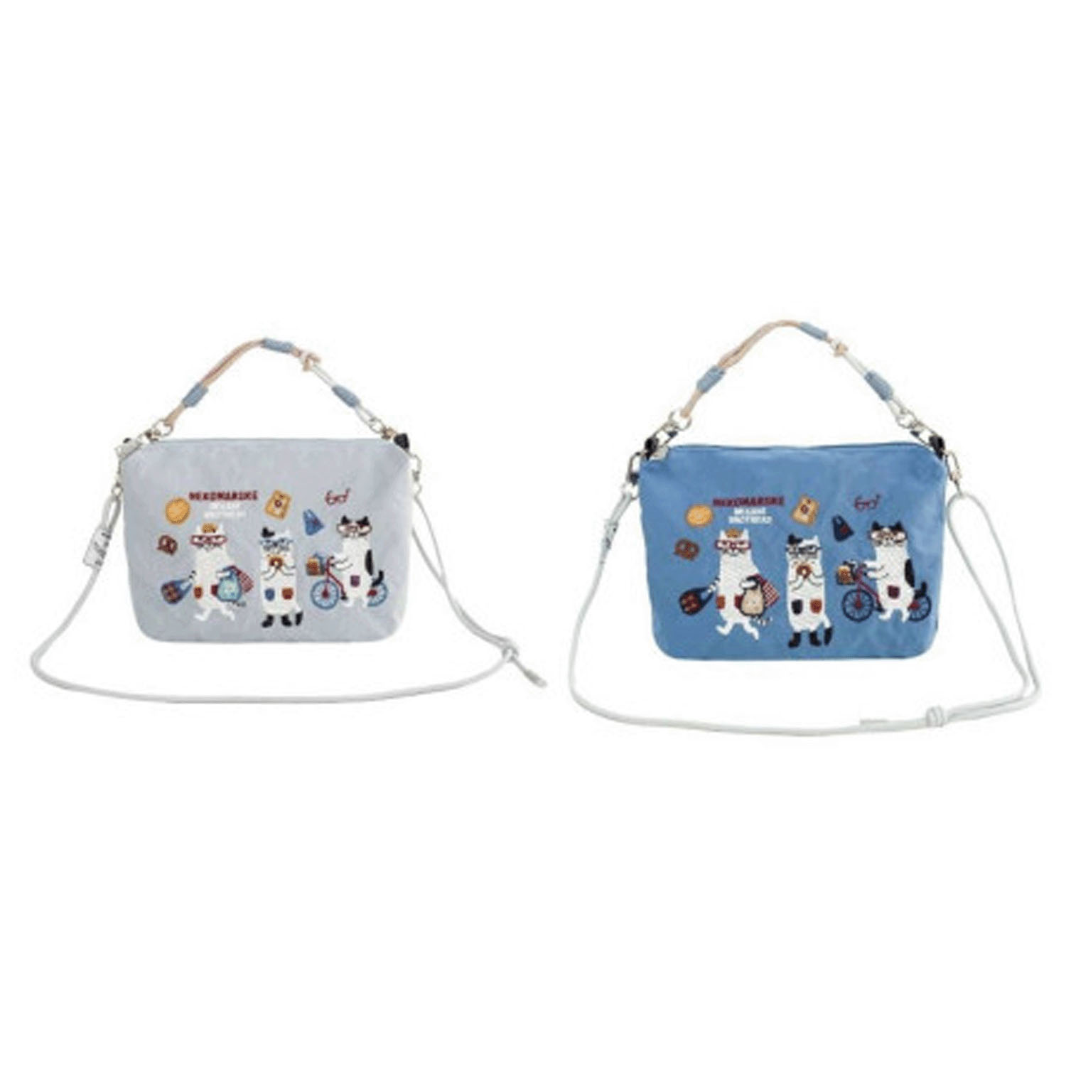 パラコートポシェット ネコまるけ柄