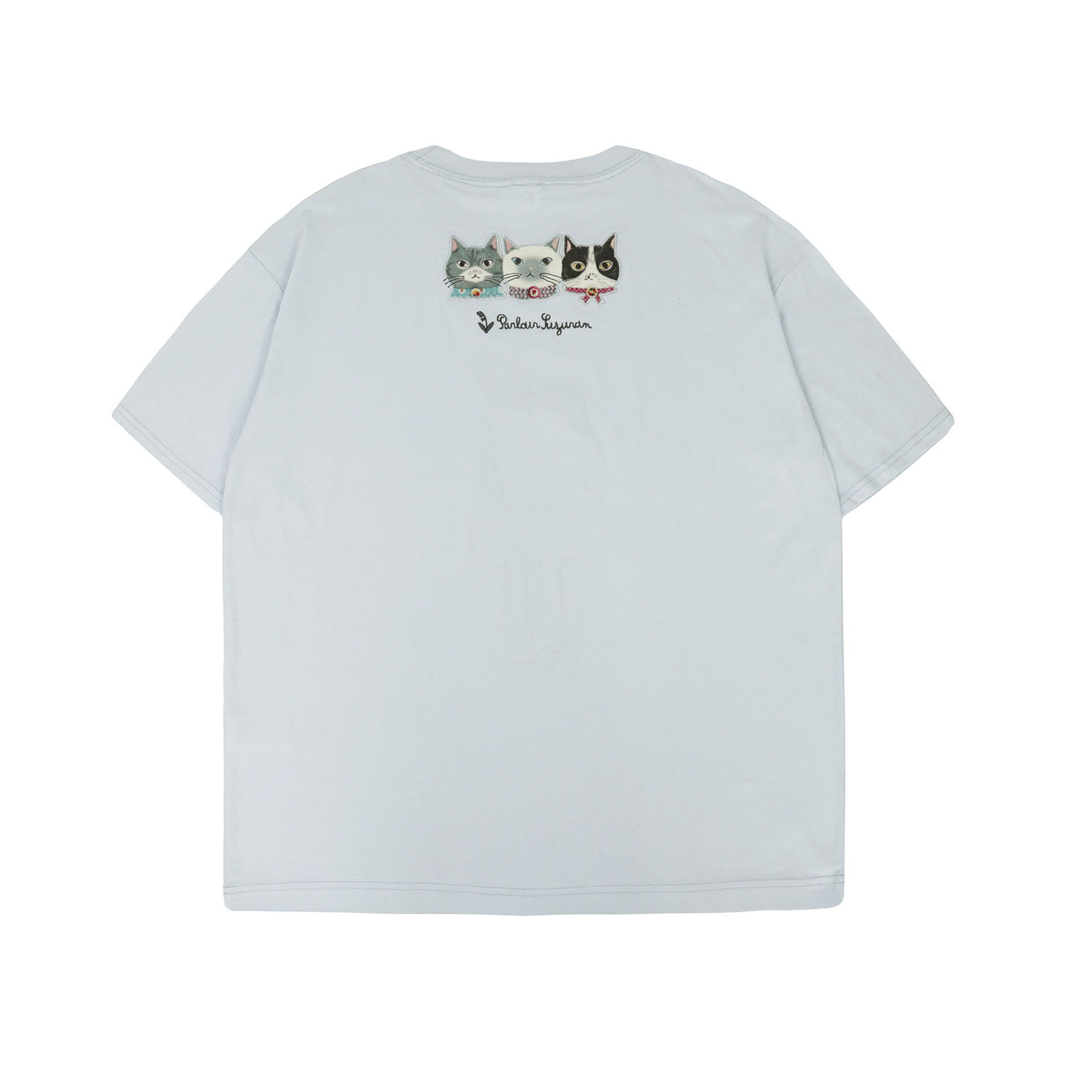 アップリケ＆刺繍Tシャツ あずきさん柄 - 画像4