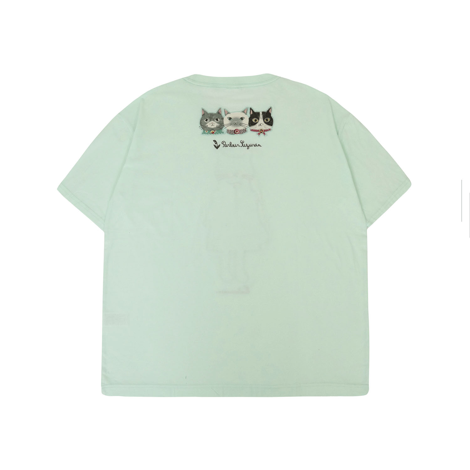 アップリケ＆刺繍Tシャツ つばめさん柄 - 画像4