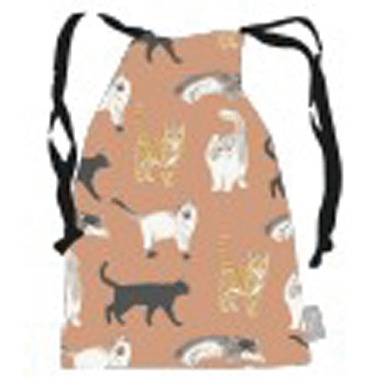 トリドリギャラリー 巾着 メニーキャット オレンジ