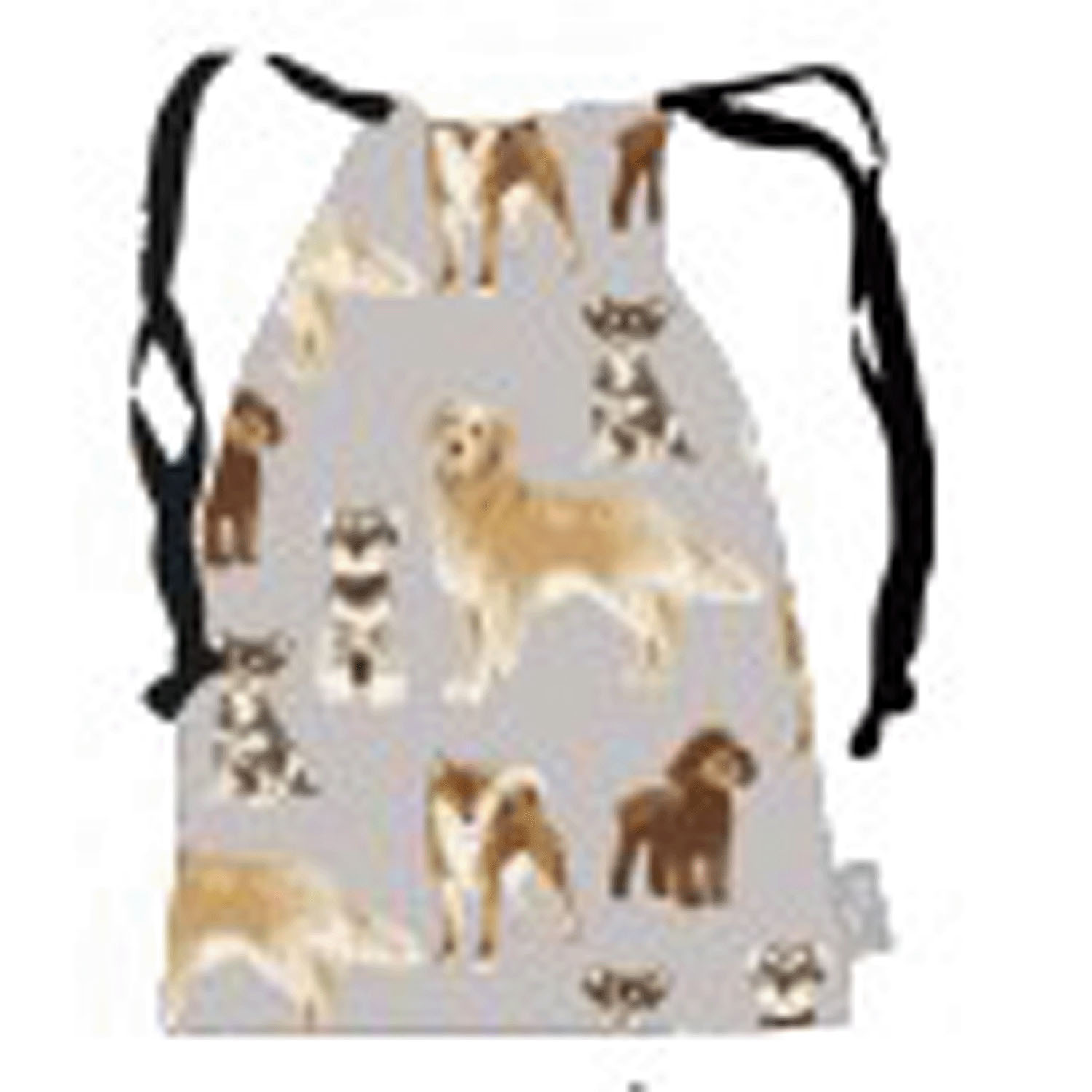 トリドリギャラリー 巾着 メニードッグ グレイ