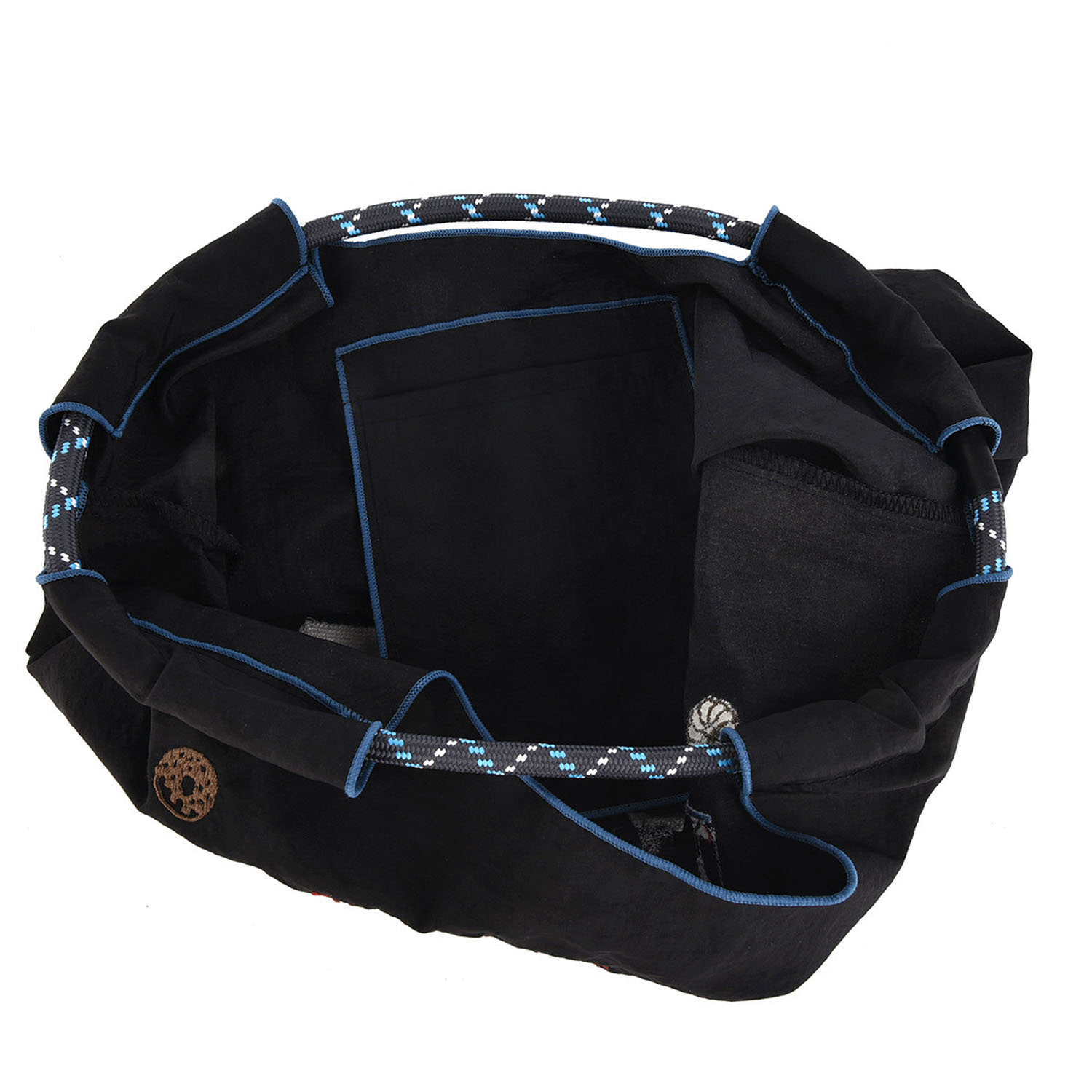 撥水加工刺繍ワッシャーバッグ M ネコまるけ柄 - 画像9