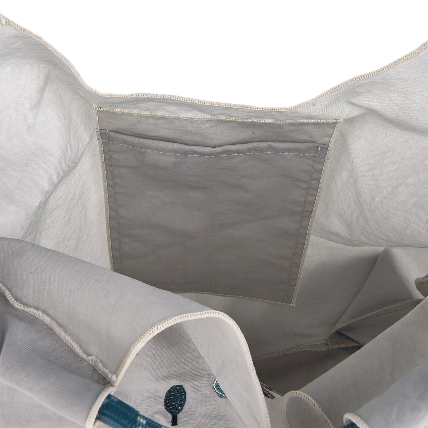 撥水加工刺繍ワッシャーバッグ M マチルダさん柄 - 画像8