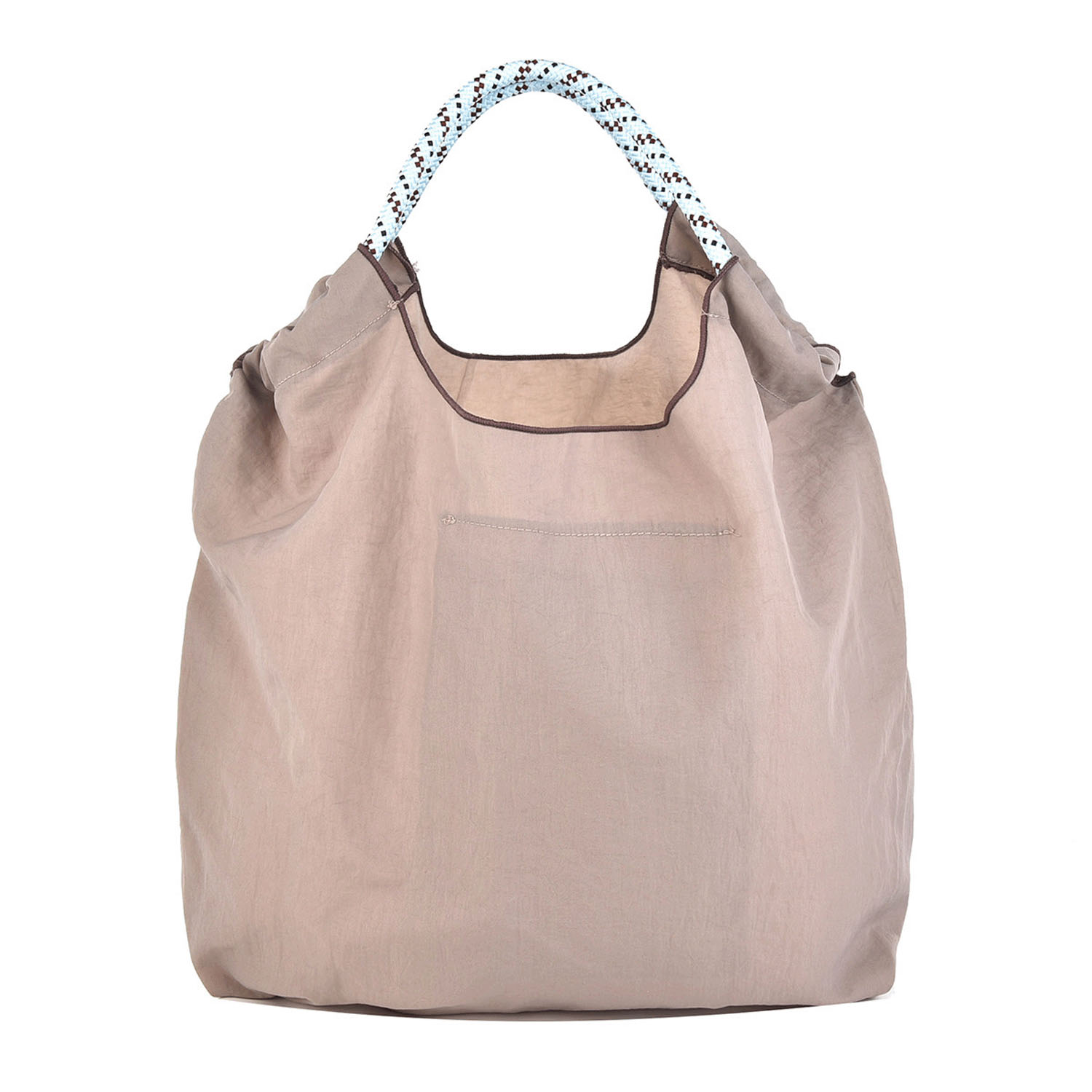 撥水加工刺繍ワッシャーバッグ M なごなごさん柄 - 画像4