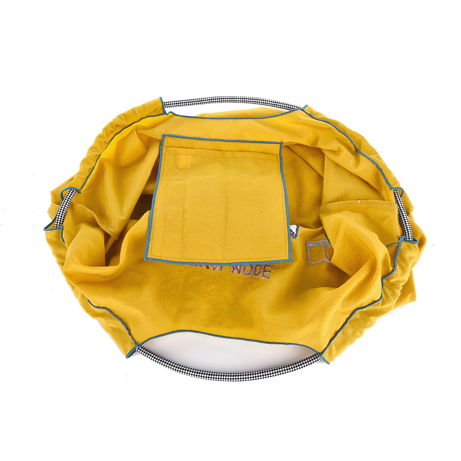 撥水加工刺繍ワッシャーバッグ L アニマルモード柄 - 画像9