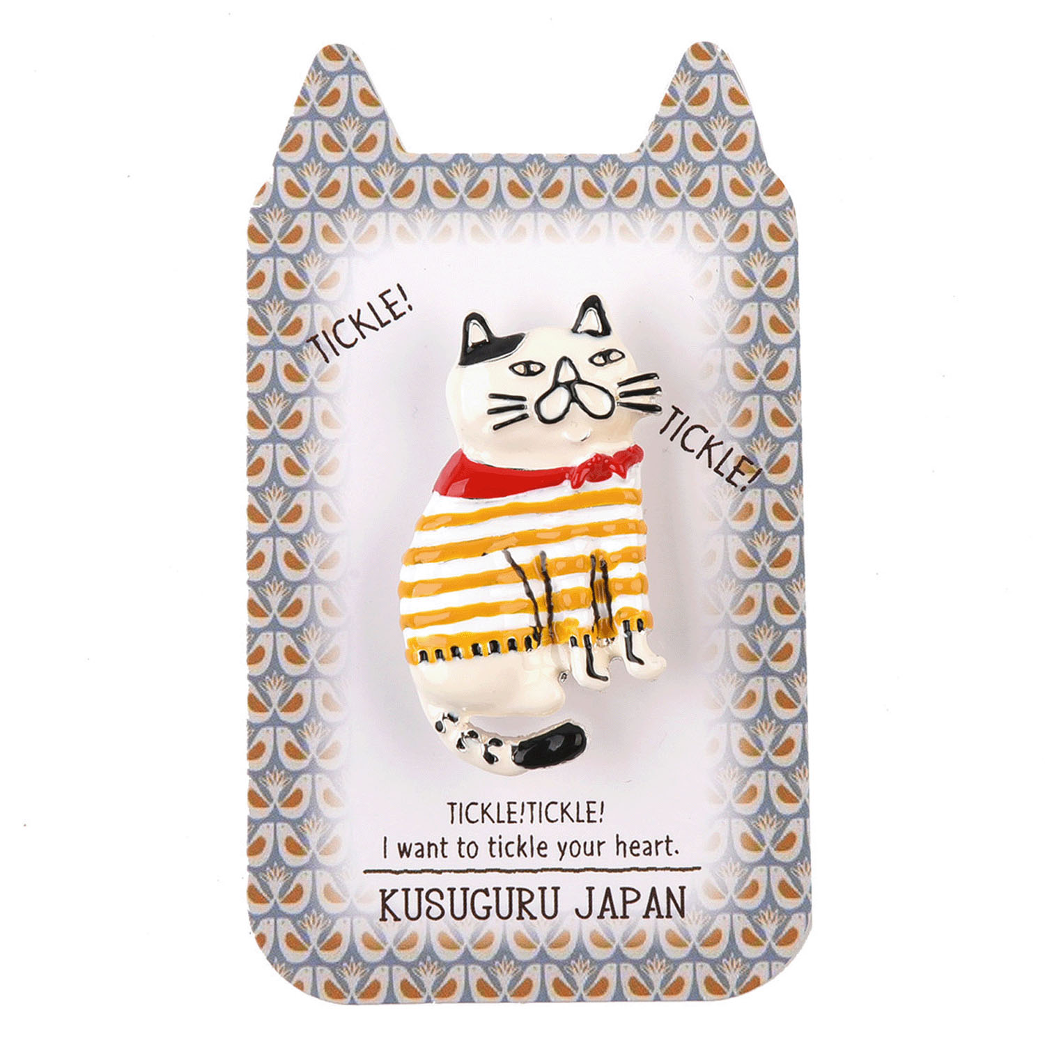 親指サイズのブローチ ねこぜがわさん - 画像2