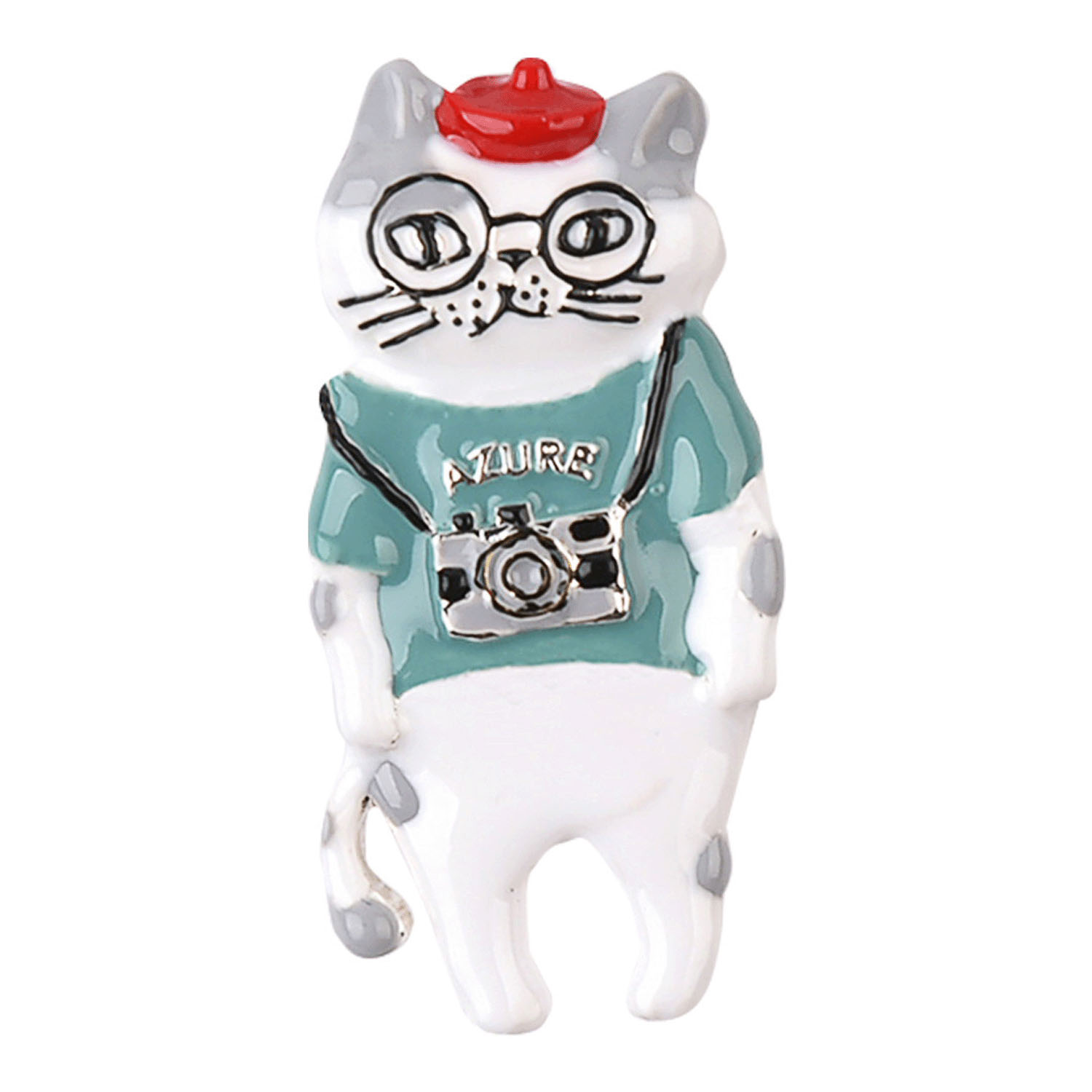 親指サイズのブローチ シナモン