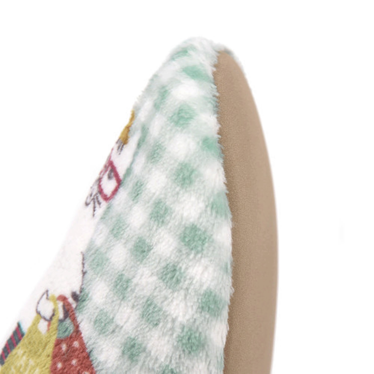 モケモケットサンゴマイヤー ルームシューズ ネコまるけ - 画像11