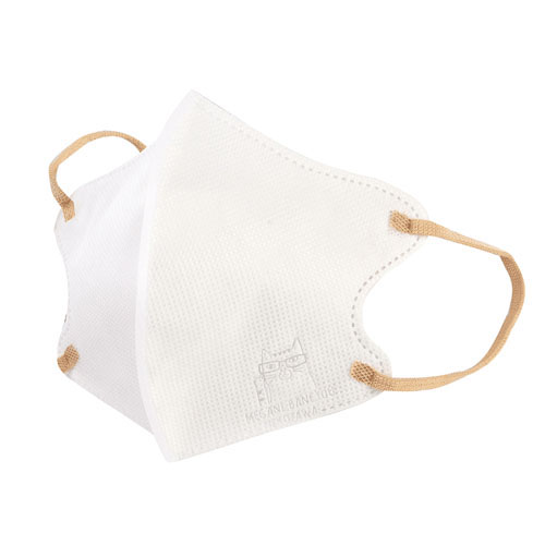 不織布立体マスクネコまるけ柄