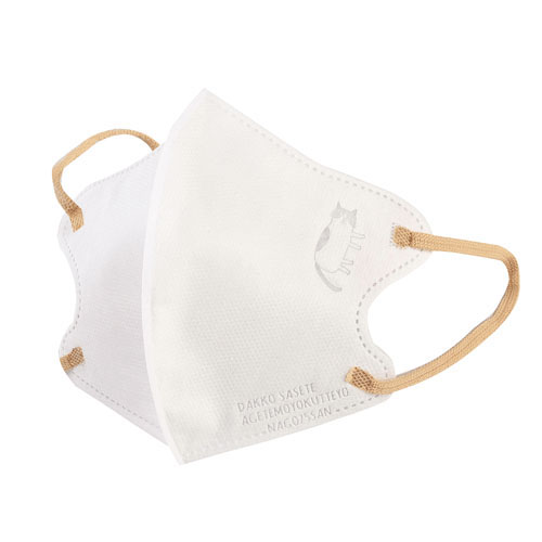 不織布立体マスクなごなごさん柄