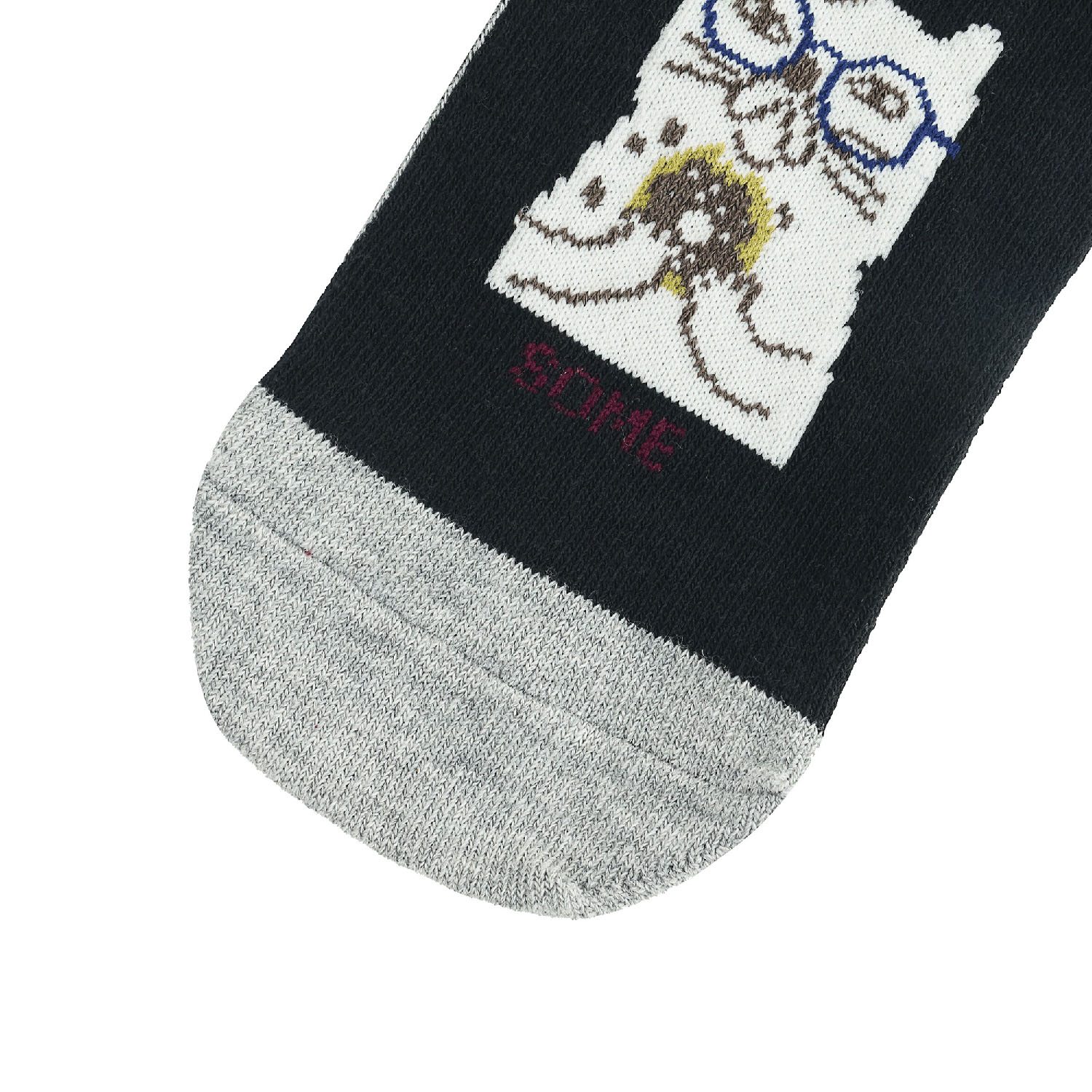 ジャガード靴下 レギュラータイプ ネコまるけ柄 - 画像12